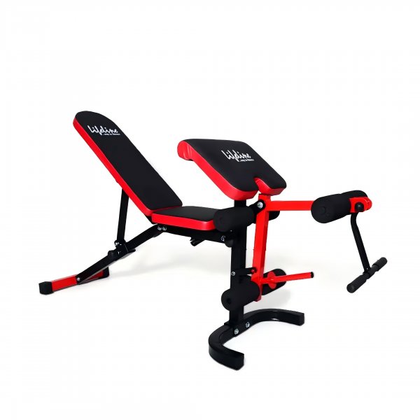 LB 333 Adjustable Bench with Leg Curl/ Extension & Preacher Curl